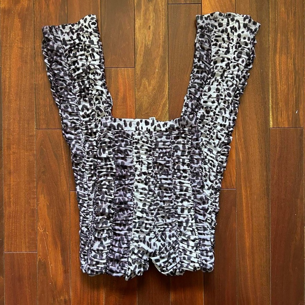 AM.GIA purple leopard pants 🐆💜